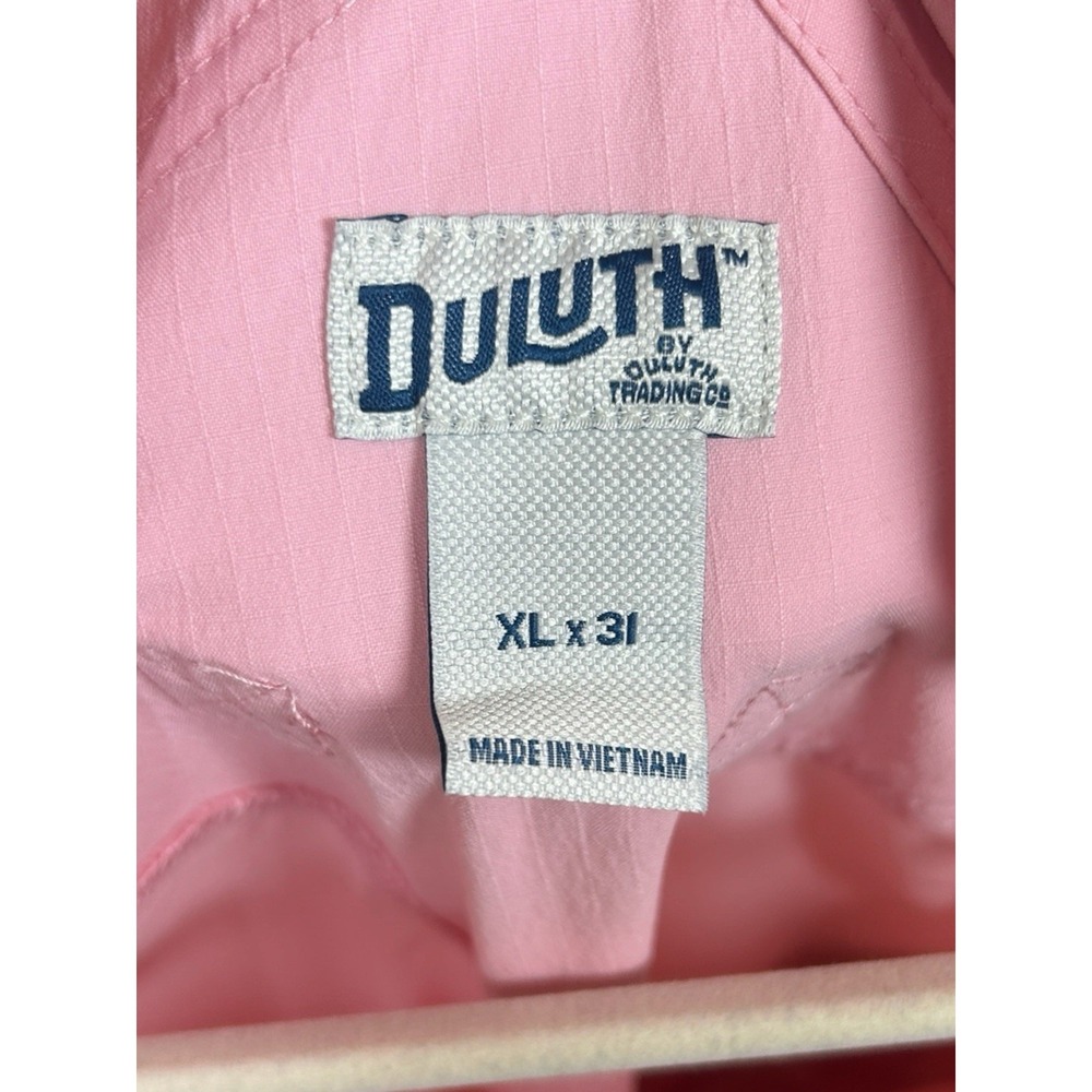 Duluth Trading Heirloom Gardening Bib Overalls Rare Candy Pink XL x 31 Outdoor - Picture 6 of 9
